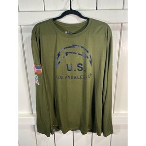 New W/ Tags Nike Dri-Fit Salute to Service L.A. Chargers Long Sleeve Tee XXL